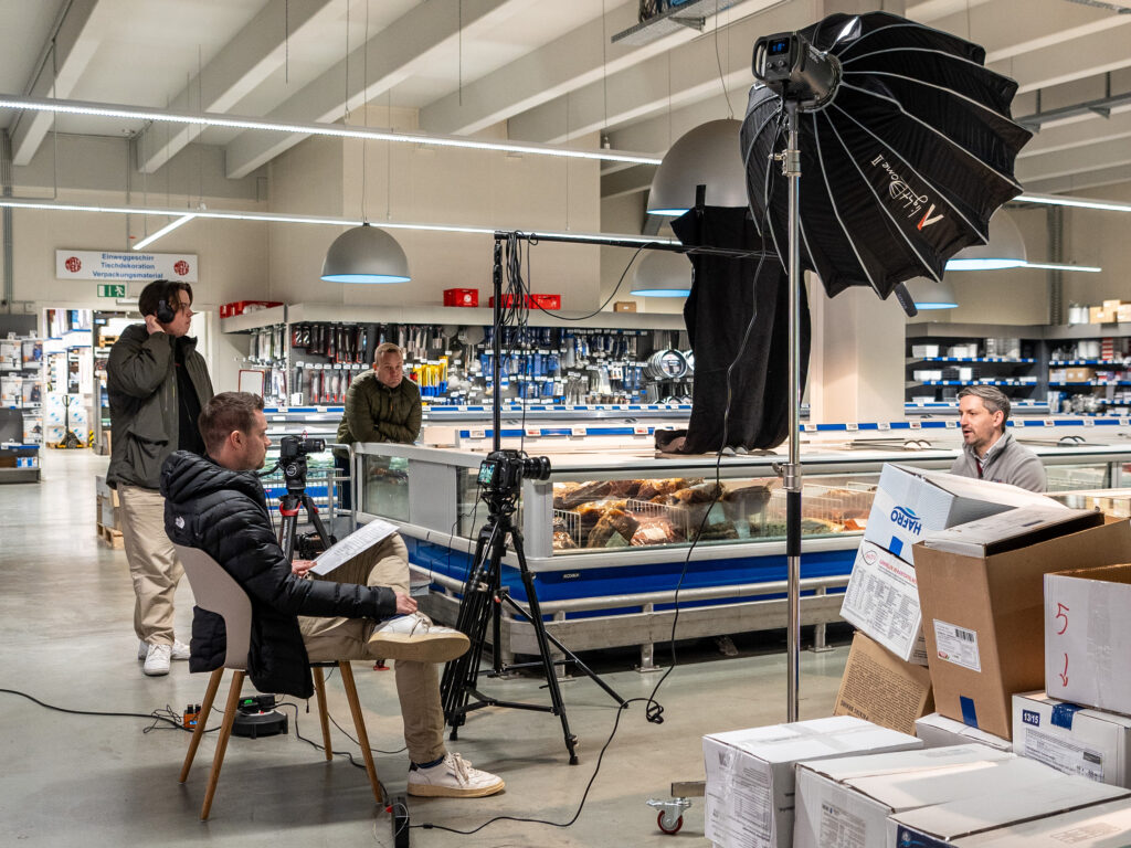 Making-of Imagefilm mittelständisches Unternehmen